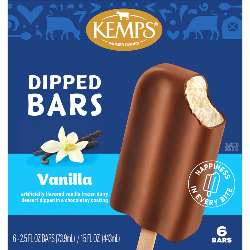 Kemps Dipped Vanilla Bars