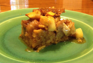 Caramel Apple Bread Pudding