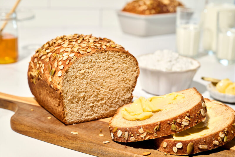 Cottage Cheese Honey Wheat Bread