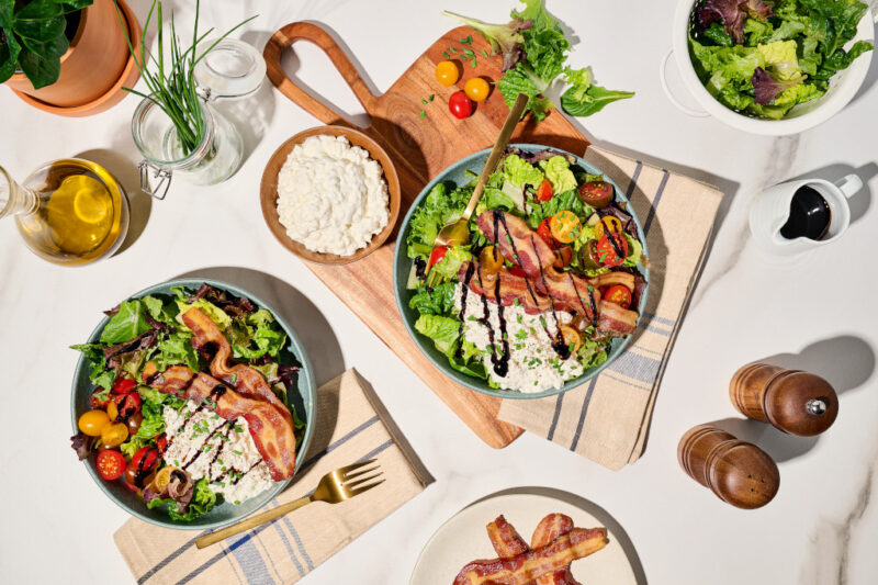 Cottage Cheese BLT Bowls